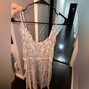 Floral Spaghetti Strap Dress